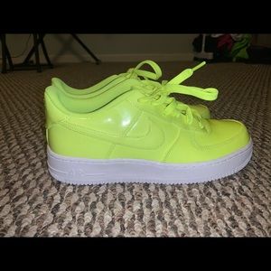 Neon Air Force 1s